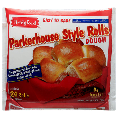 Bridgford Parkerhouse Style Rolls Dough 24 ea
