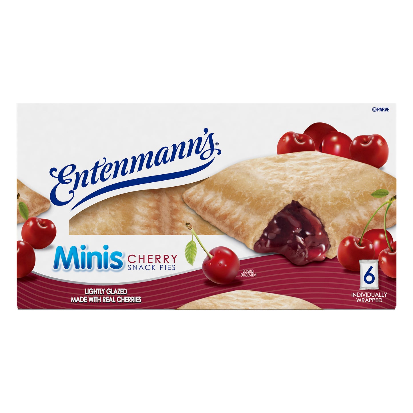 Entenmanns Mini Cherry Snack Pies 6 Ct 12 Oz