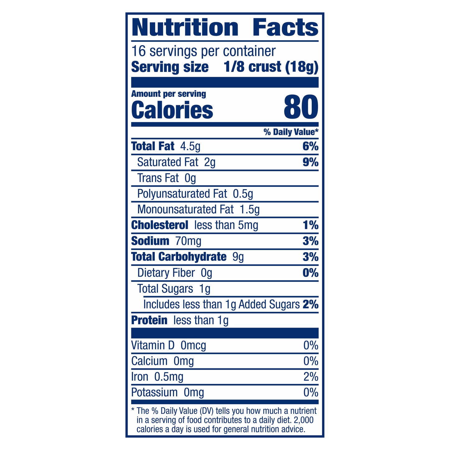 Pillsbury Regular Pie Crusts 2 ea Bag