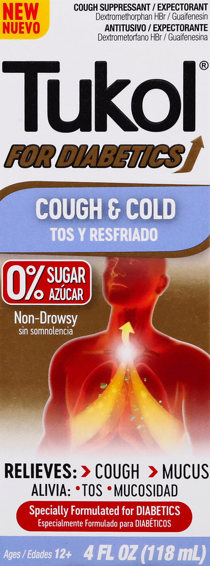 Tukol For Diabetes Cough & Cold 4 oz