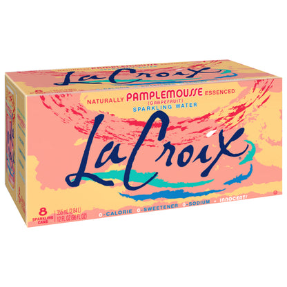 LaCroix Grapefruit Sparkling Water 8 - 12 fl oz Cans