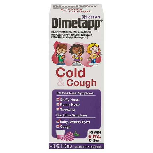 Dimetapp Children Grape Flavor Cold & Cough 4 fl oz