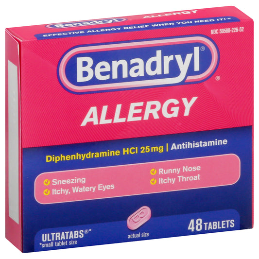 Children's Motrin 25 mg Tablets Allergy 48 ea