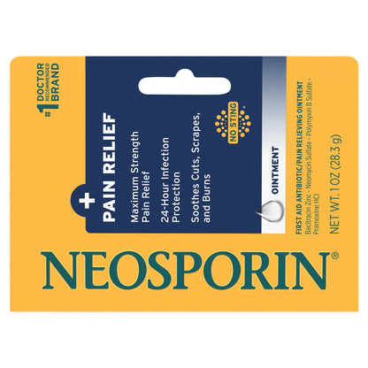 Neosporin + Pain Relief Dual Action Topical Antibiotic Ointment, 1 oz