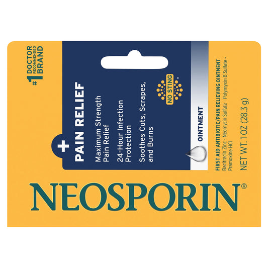 Neosporin + Pain Relief Dual Action Topical Antibiotic Ointment, 1 oz