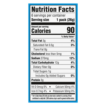 MONDELEZ GLOBAL LLC (SNACKS US) HANDI-SNACKS 5.52Z HS MR SALTY N'' CHSE DIP BE Update 601463 5.5 oz