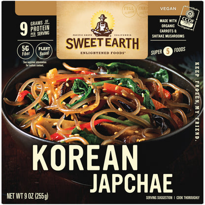 SWEET EARTH Korean Japchae 9 oz. Box