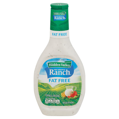 Hidden Valley The Original Ranch Fat Free Topping & Dressing 16 fl oz