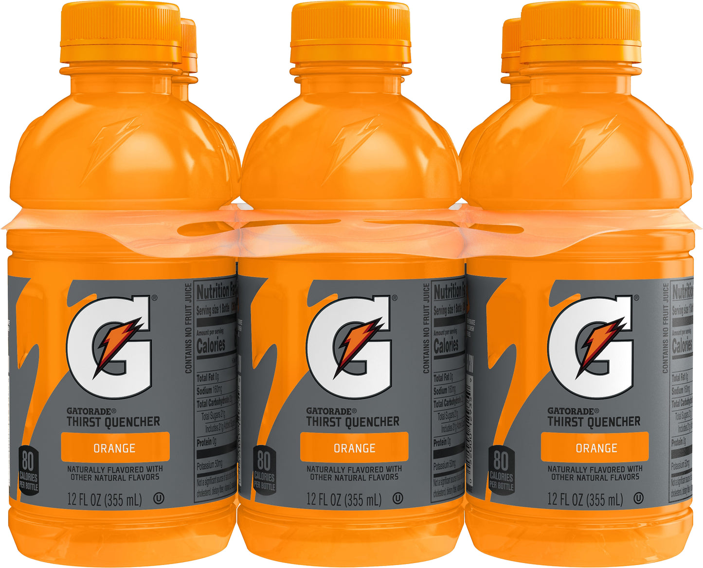 Gatorade 6 Pack Orange Thirst Quencher 6 ea
