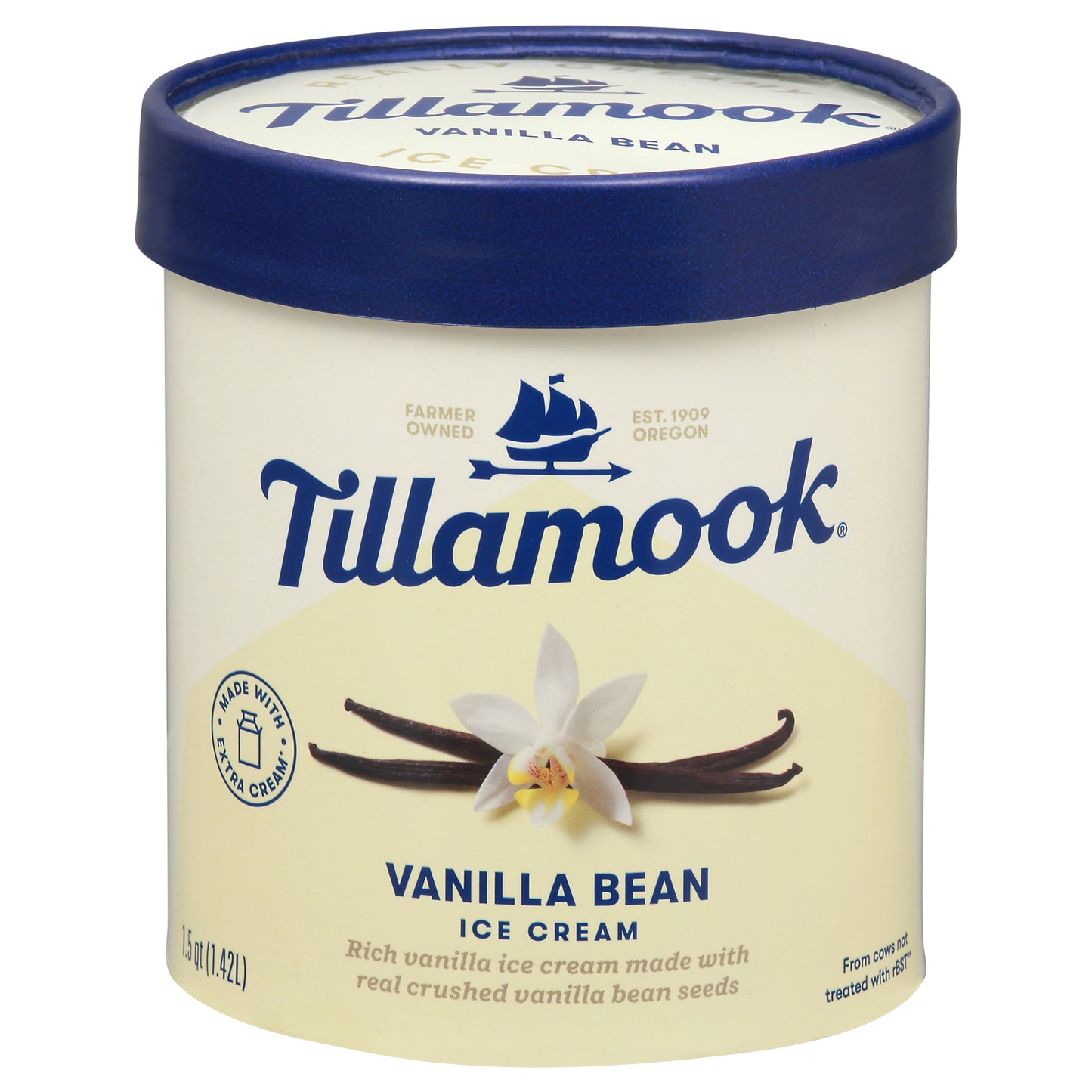 Tillamook Vanilla Bean Ice Cream 1.5 qt
