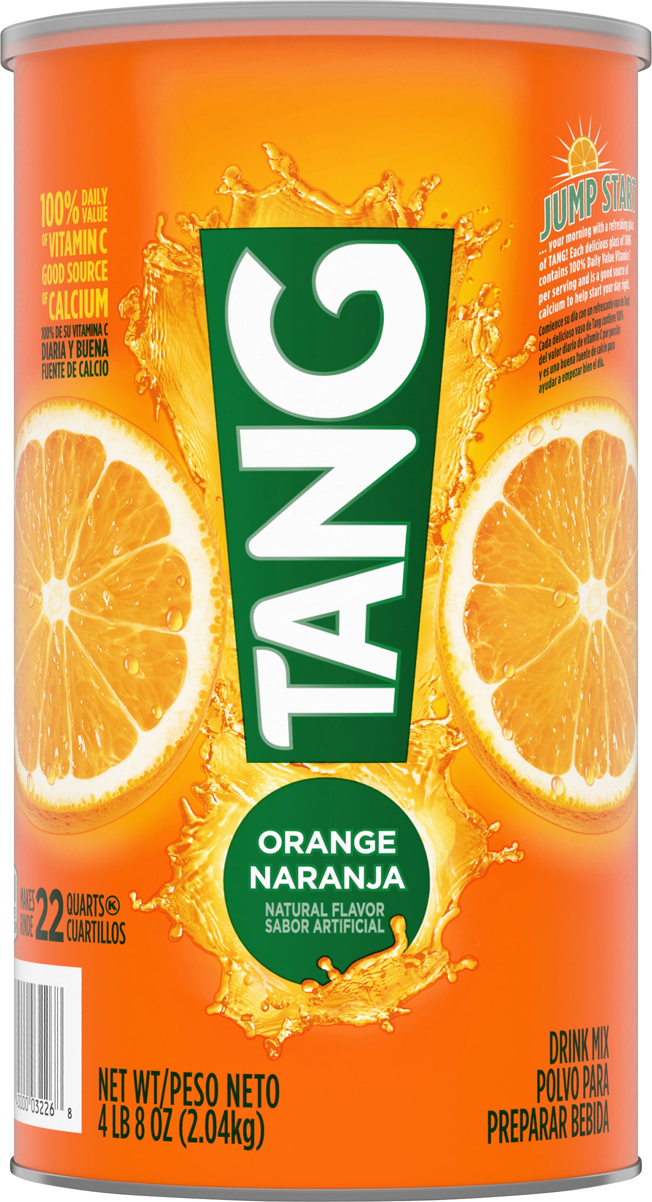 Tang Orange Drink Mix 4.5 lb. Canister
