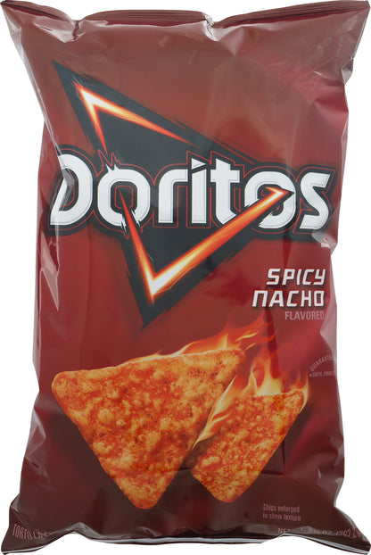 Doritos Spicy Nacho Flavored Tortilla Chips 9.25 oz