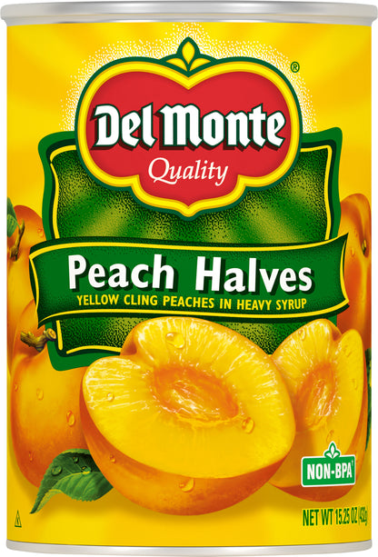 Del Monte Quality Peach Halves 15.25 oz Can