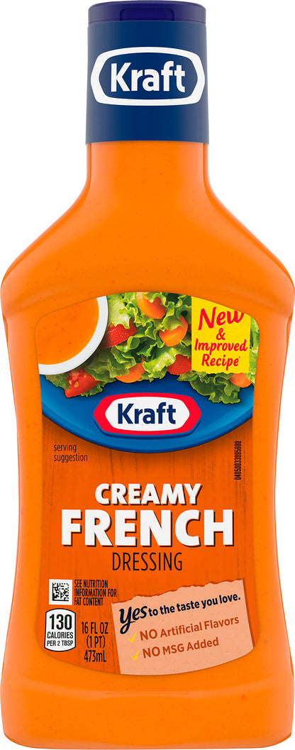 Kraft Creamy French Dressing 16 fl. oz. Bottle