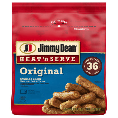 Jimmy Dean Heat 'N Serve Value Pack Original Sausage Links 23.4 oz