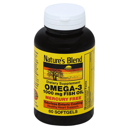 Natures Blend Omega-3 Fish Oil 60 ea