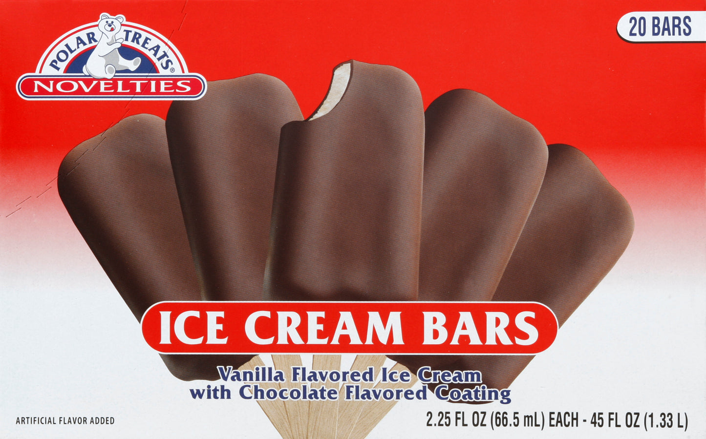 Polar Treats Ice Cream Bars 20 ea