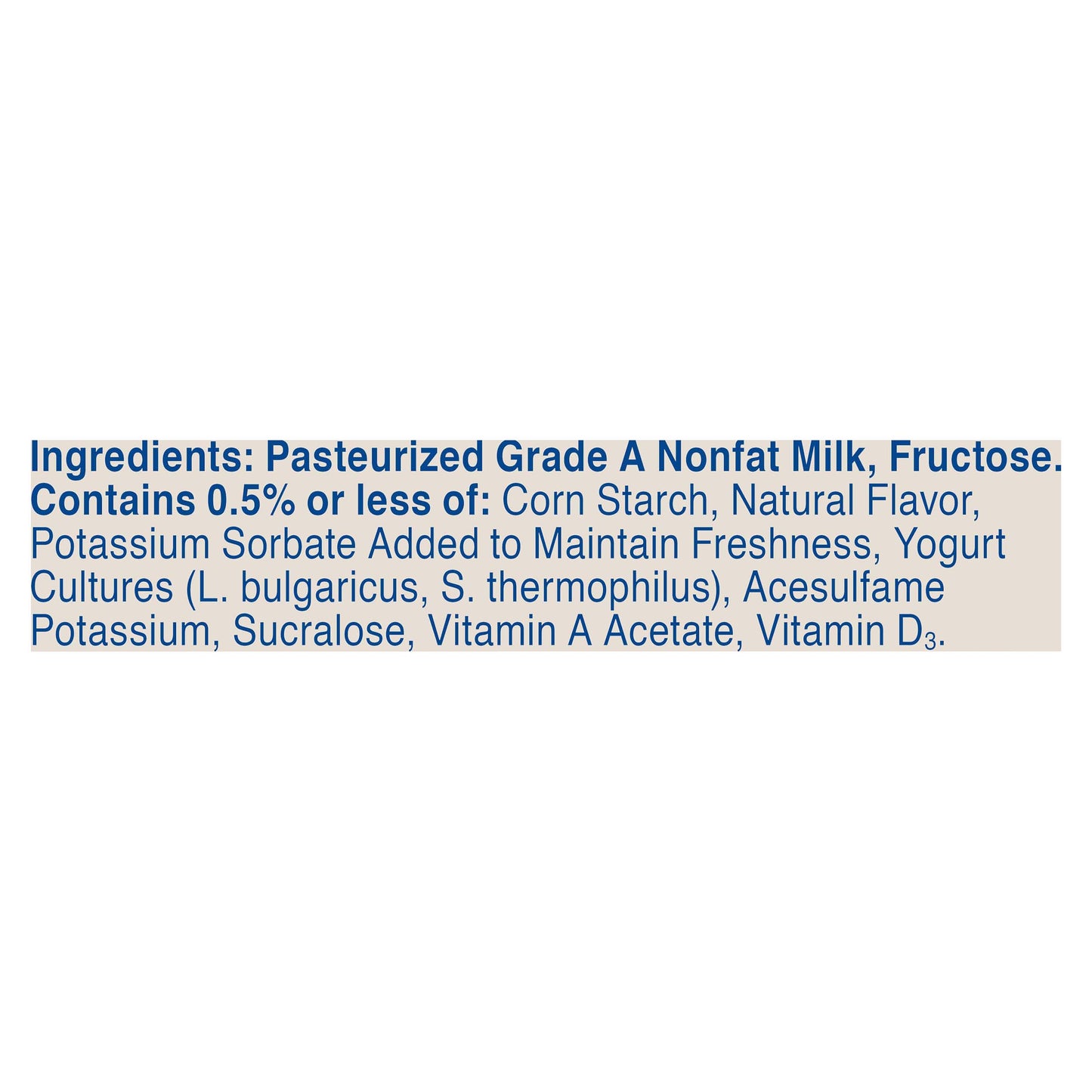 Yoplait Fat Free Greek 100 Protein Vanilla Yogurt 5.3 oz