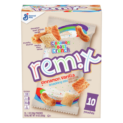 Cinnamon Toast Crunch Remix 10 Pack Cinnamon Vanilla Snacking Mix 10 ea
