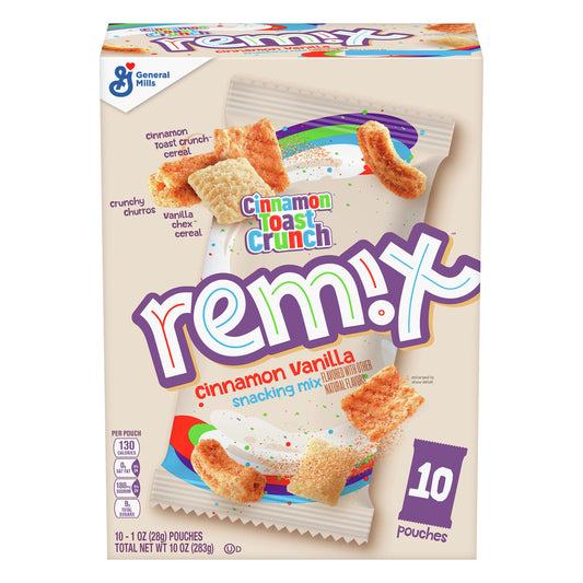 Cinnamon Toast Crunch Remix 10 Pack Cinnamon Vanilla Snacking Mix 10 ea