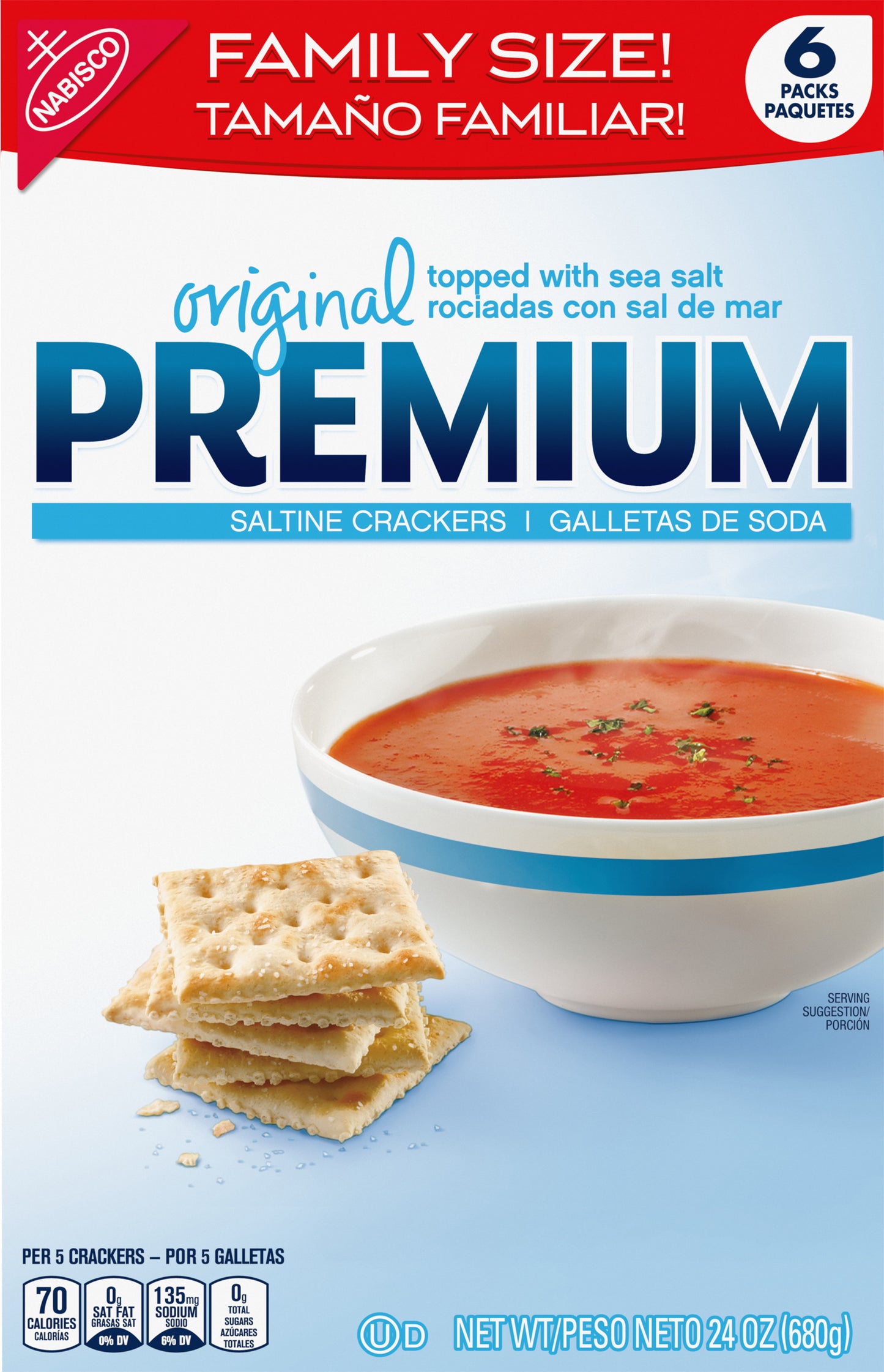 MONDELEZ GLOBAL LLC (SNACKS US) PREMIUM 24Z PREMIUMS SALTINES 6 - 044000044831 BE Update Wave 2 24 O