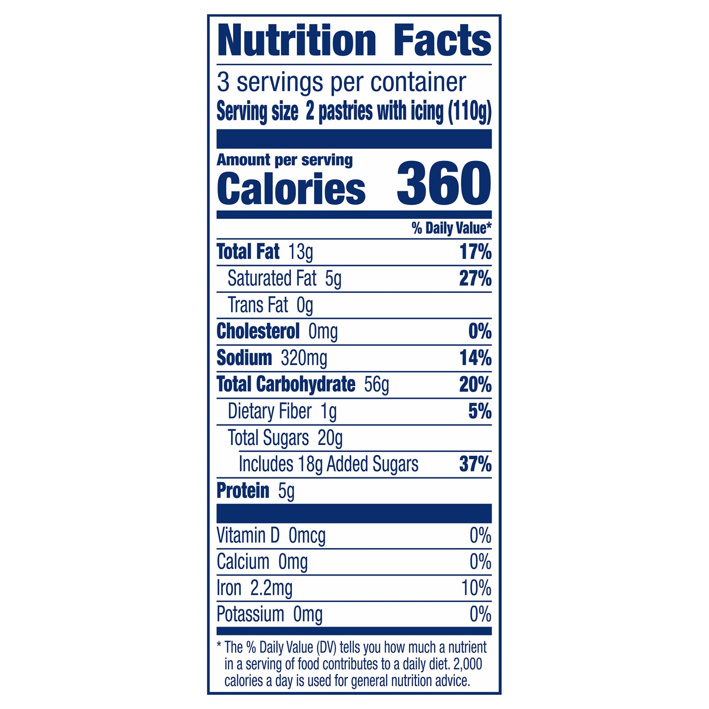 Pillsbury Toaster Strudel, Cinnabon Cinnamon Roll, Frozen Pastries, 6 ct