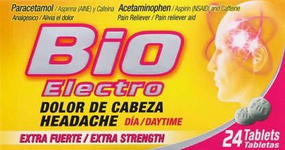 Bio Electro Extra Strength Tablets Pain Reliever 24 ea