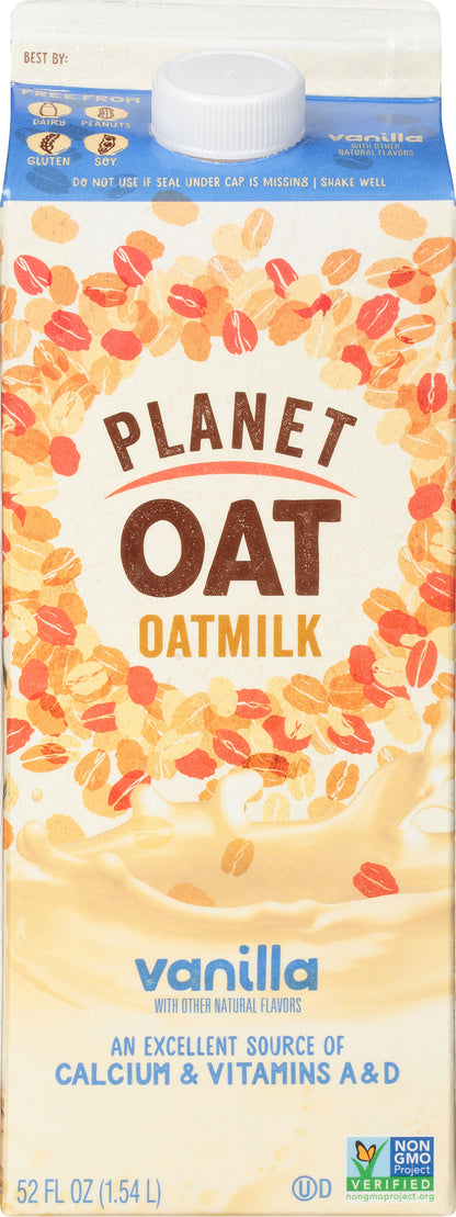Planet Oat Vanilla Oatmilk 52 oz