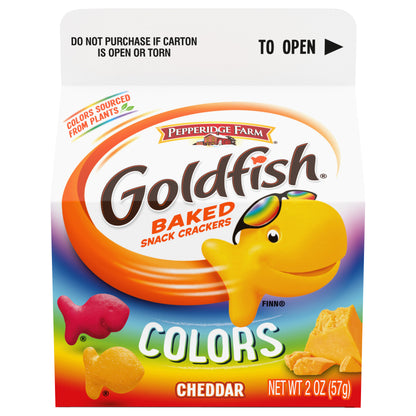 Goldfish Colors Cheddar Baked Snack Crackers 2 oz