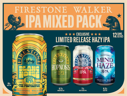 Firestone Walker IPA Mixed Pack Assorted Beer 12 oz - 12 Cans