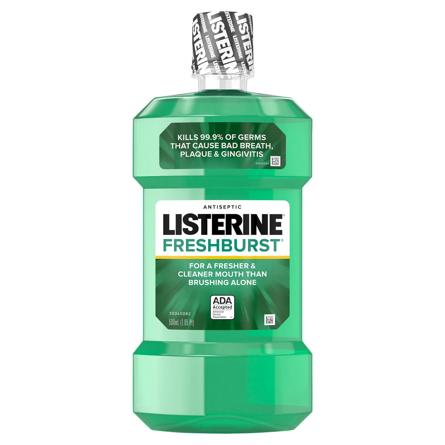 Listerine Freshburst Antiseptic Bad Breath Spearmint Mouthwash, 500 mL