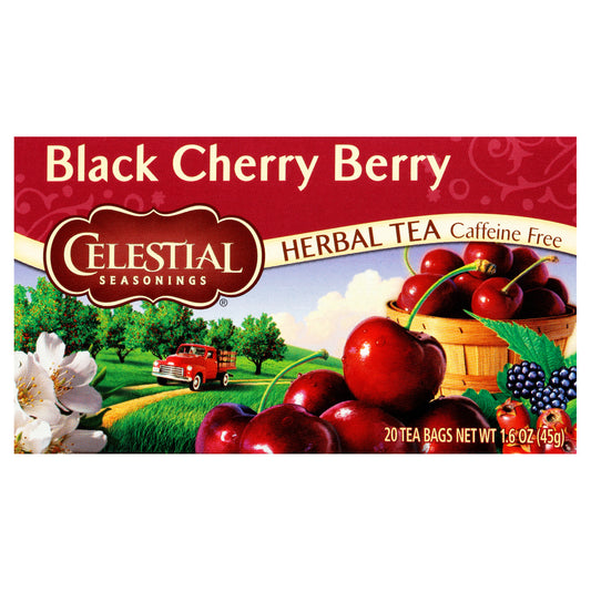 Celestial Seasonings® Black Cherry Berry Caffeine Free Herbal Tea Bags 20 ct Box