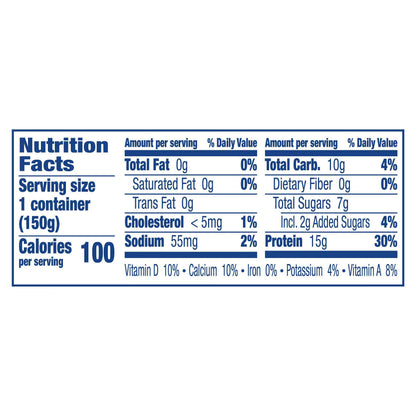 Yoplait Fat Free Greek 100 Protein Vanilla Yogurt 5.3 oz