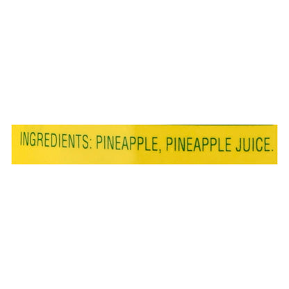 Del Monte In Its Own Juice Pineapple Slices 20 oz