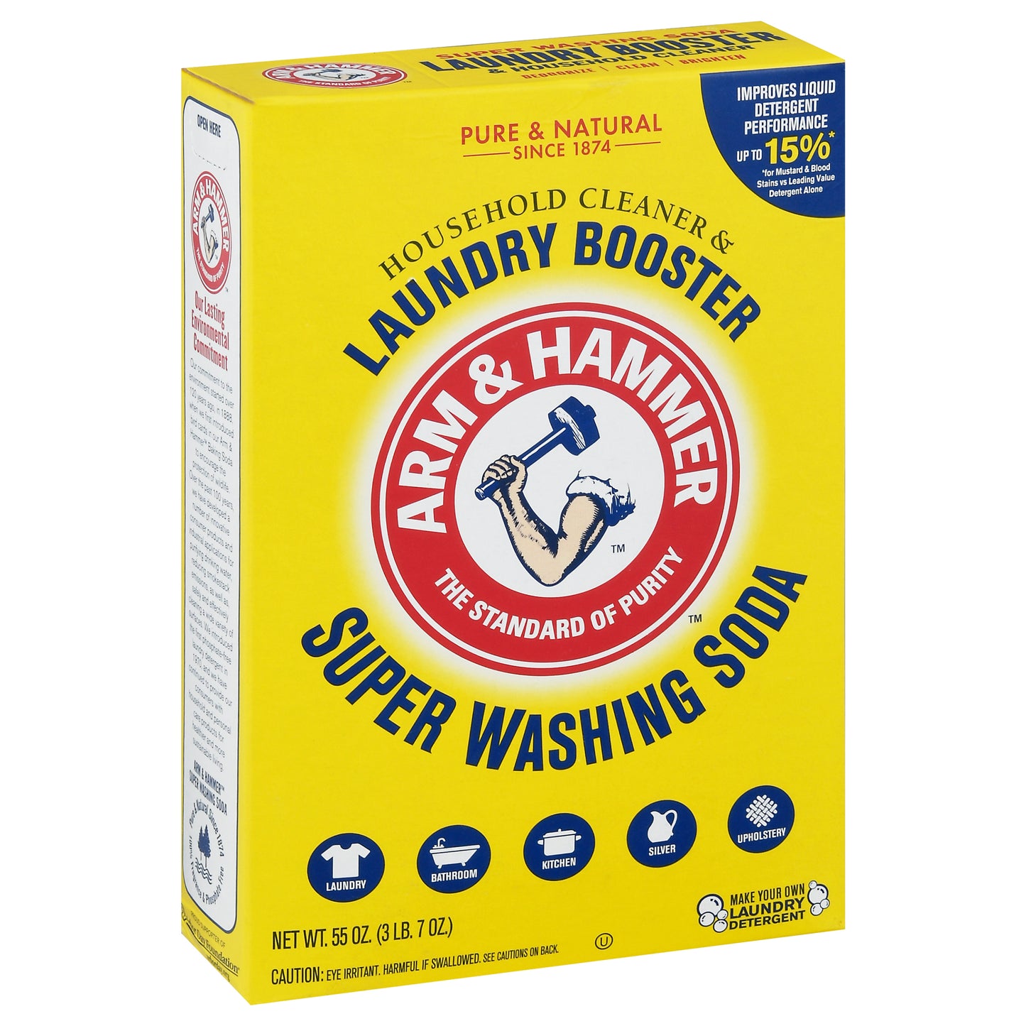 Arm & Hammer Super Washing Soda Laundry Booster 55 oz
