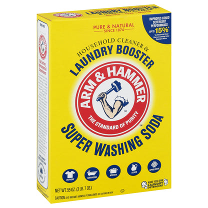 Arm & Hammer Super Washing Soda Laundry Booster 55 oz