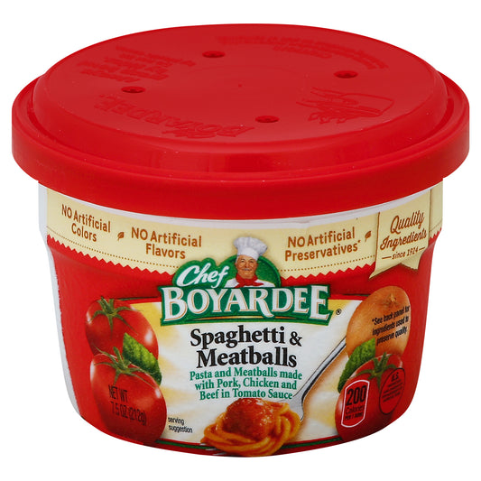 Chef Boyardee Spaghetti & Meatballs 7.5 oz