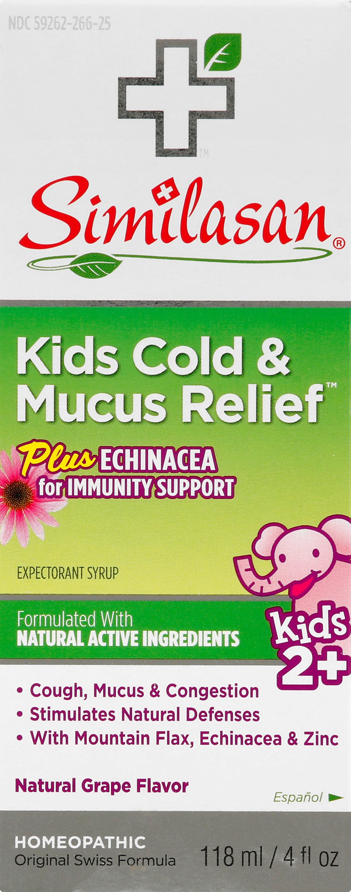 Similasan Kids Natural Grape Flavor Cold & Mucus Relief 118 ml