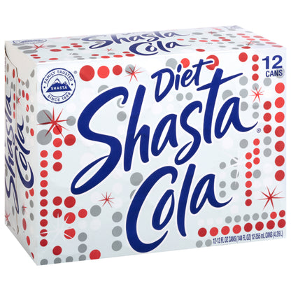 Shasta Diet Cola 12 - 12 fl oz Cans