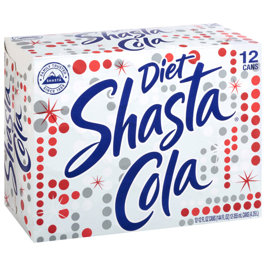 Shasta Diet Cola 12 - 12 fl oz Cans