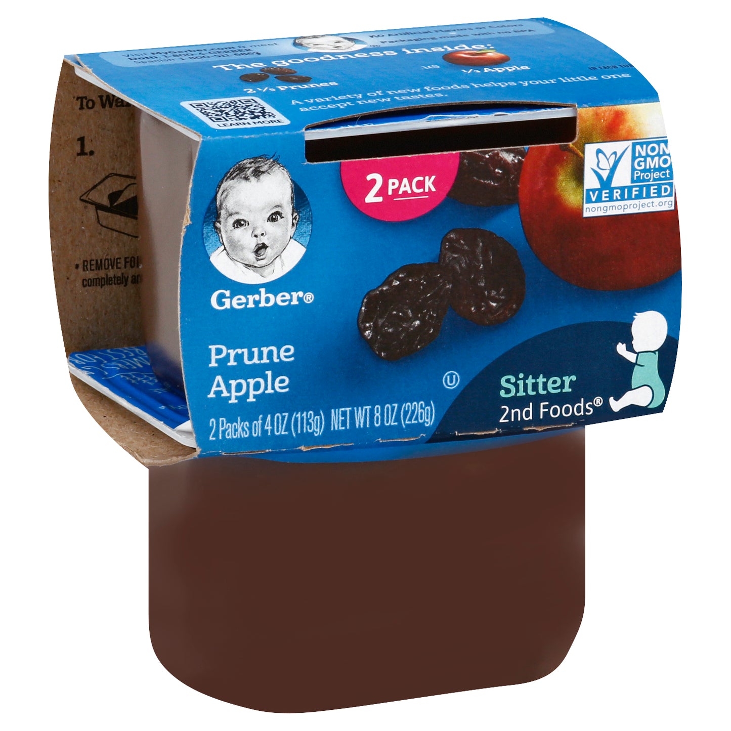 Gerber Prune Apple 2 ea
