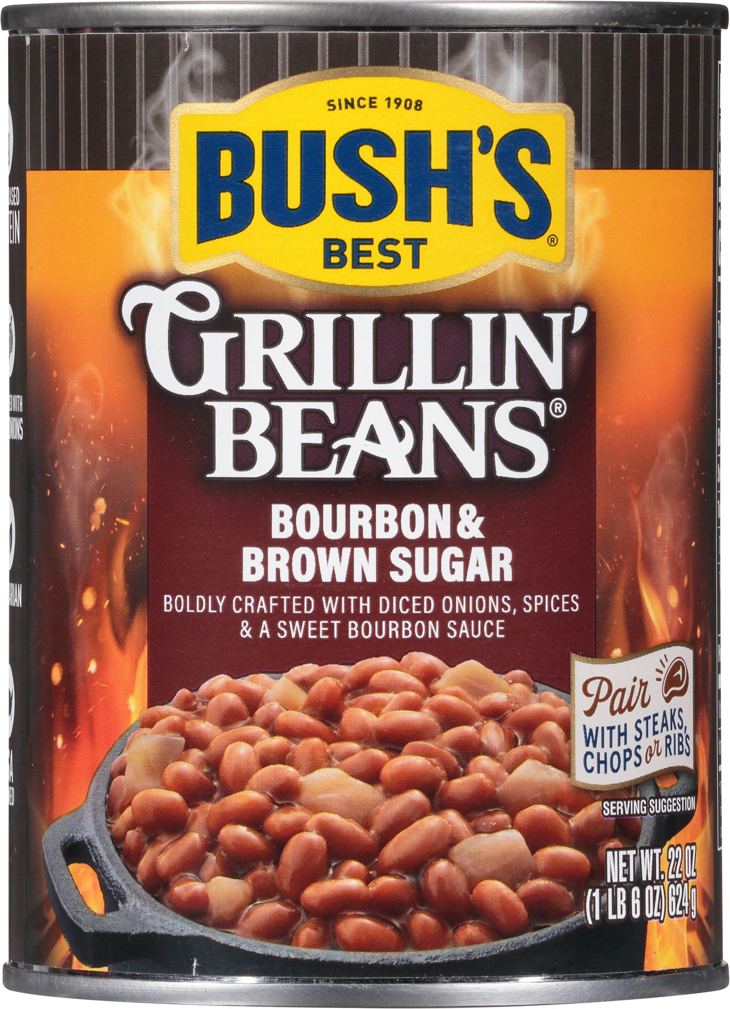 Bush's Bourbon and Brown Sugar Grillin' Beans 22 oz