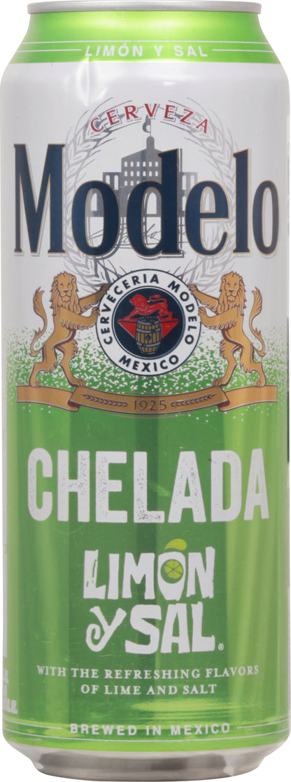 Modelo Chelada Limon Y Sal Beer 1 pt Can