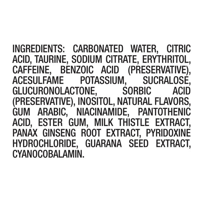 Rockstar Pure Zero Silver Iced Energy Drink 16 oz