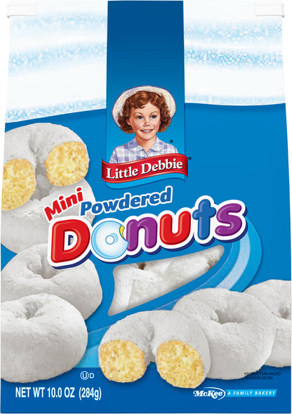 Snack Cakes, Little Debbie Family Pack Powdered Mini Donuts (bagged)