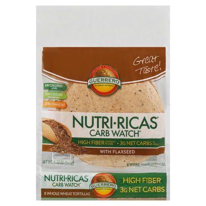 Guerrero Nutri-Ricas Carb Watch Tortillas 8 ea Bag