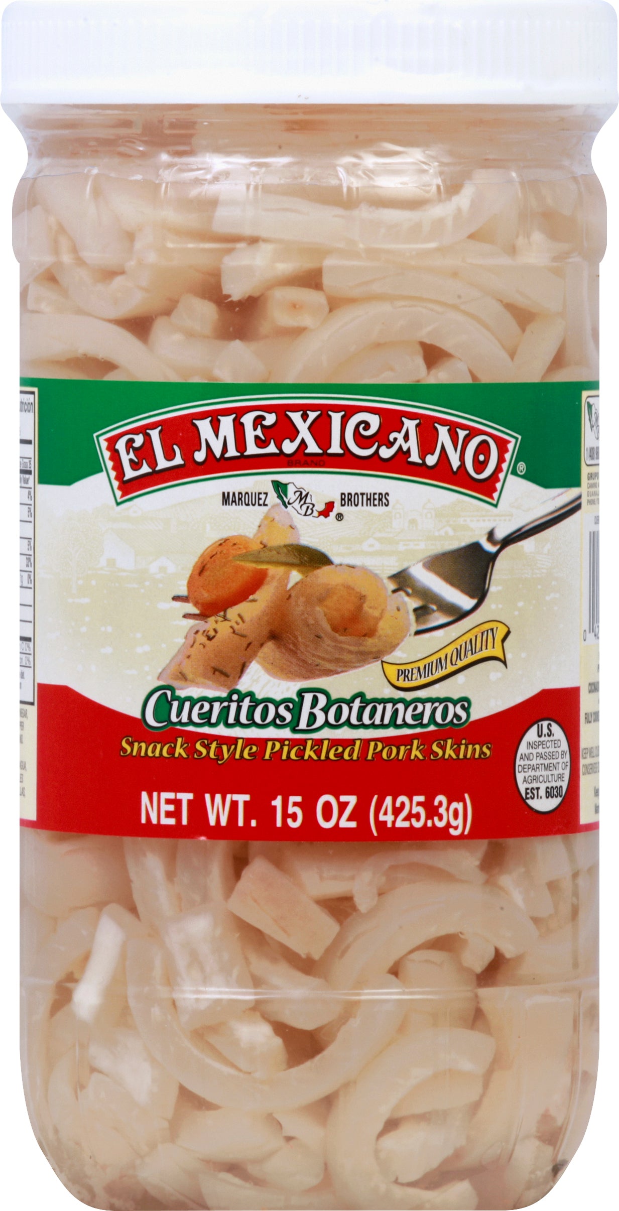 Marquez Brothers Pork Skins 15 oz