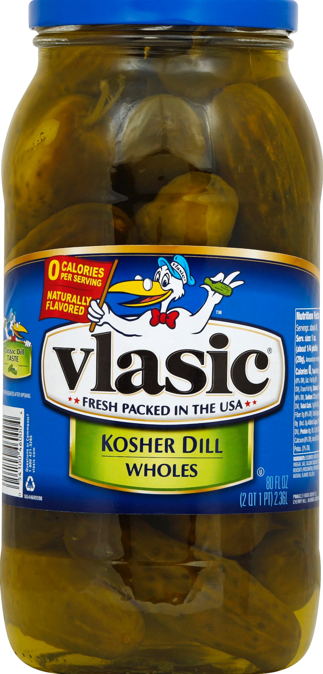 Vlasic Kosher Dill 80 oz