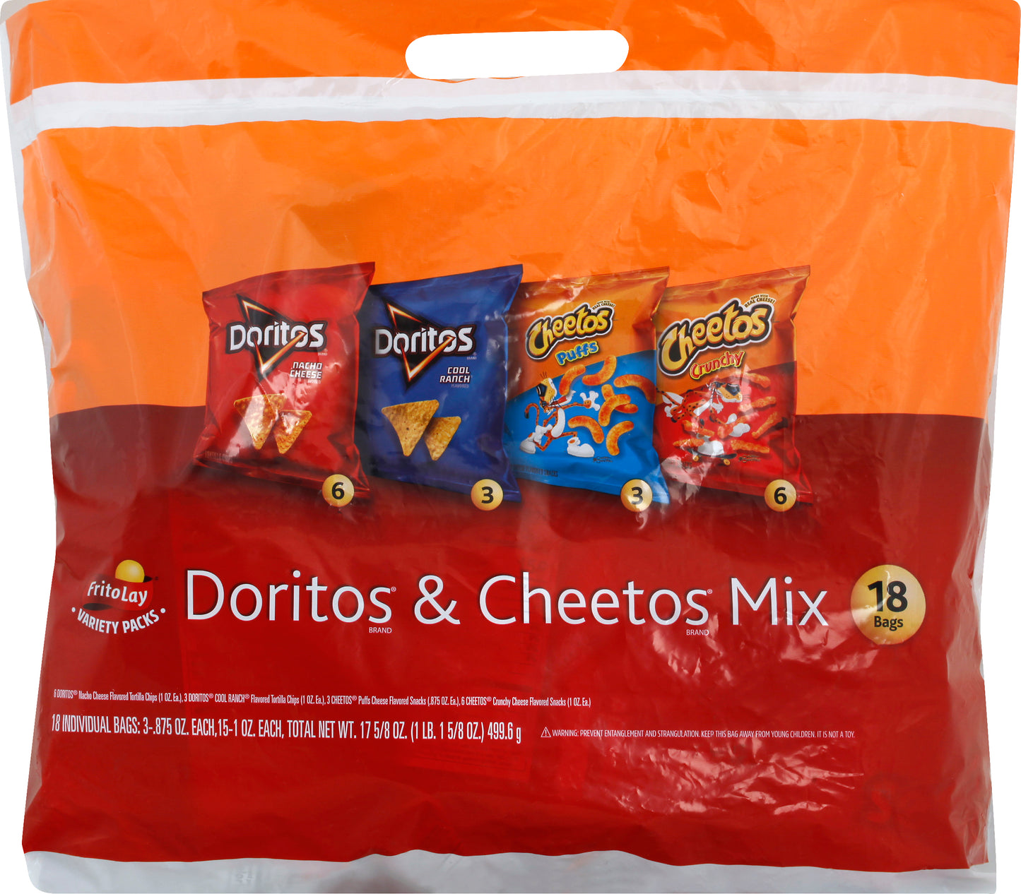 FRITO LAY Doritos & Cheetos Mix 18 ea