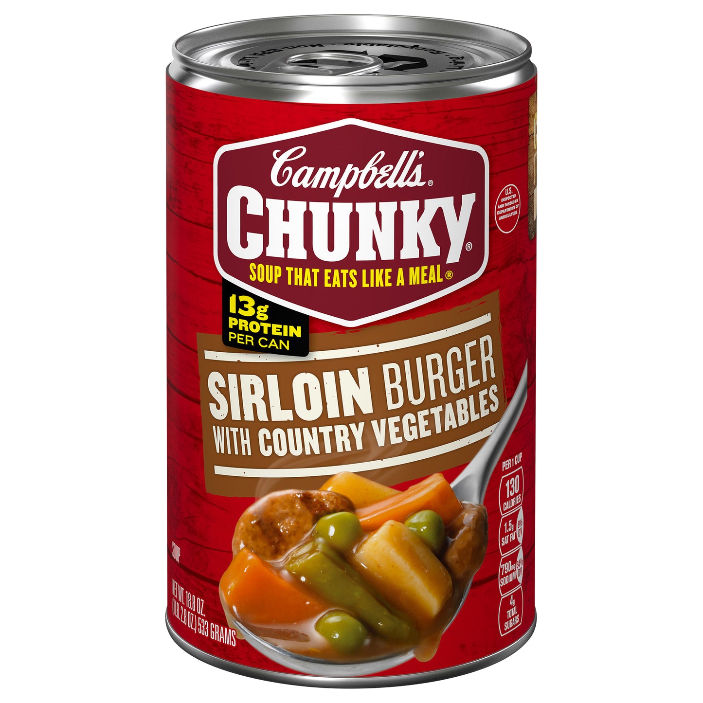 Campbell's Chunky Sirloin Burger with Country Vegetables Soup 18.8 oz